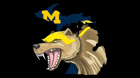 How to Draw Michigan Wolverines Mascot - YouTube