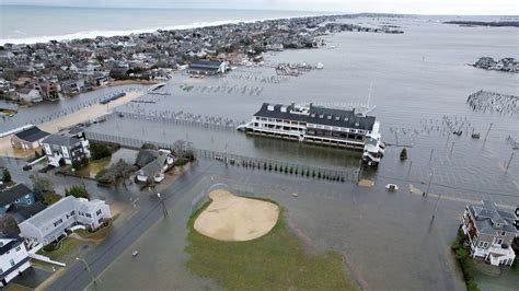 NJ flooding: High waters flood streets in Bay Head