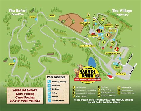 Virginia Safari Park Map and Brochure (2017 - 2023 ...