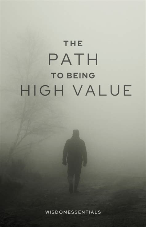 The Path To Being A High Value Man