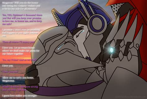 TFP: Megatron x Optimus Prime - The Engagement by MelSpyRose on DeviantArt