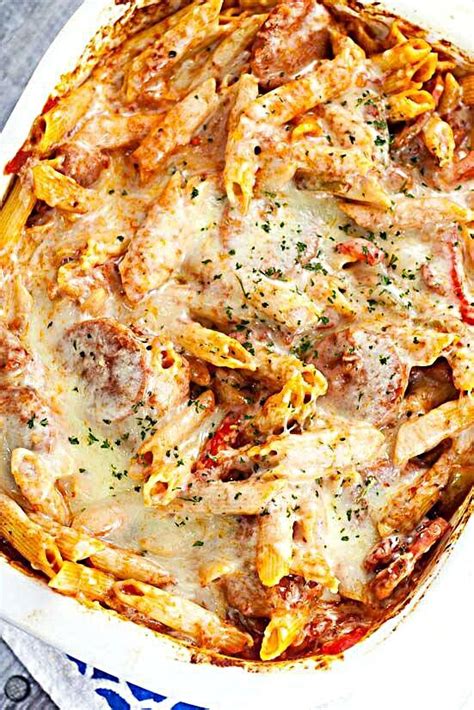 Salami Pasta Bake | Salami pasta, Salami recipes, Baked pasta recipes