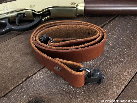 Rifle Sling - RLO Custom Leather - Fiddleback Outpost