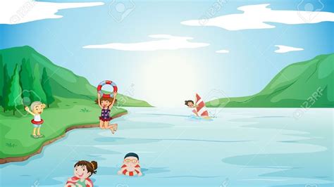 Gambar Kartun Sungai Kecil - IMAGESEE