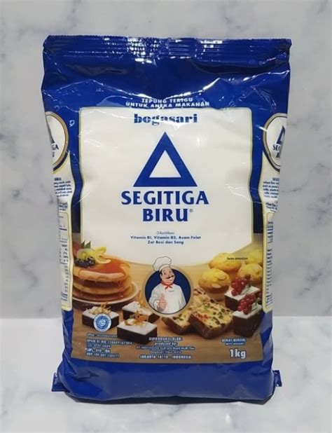 Tepung terigu segitiga biru, bogasari 1kg