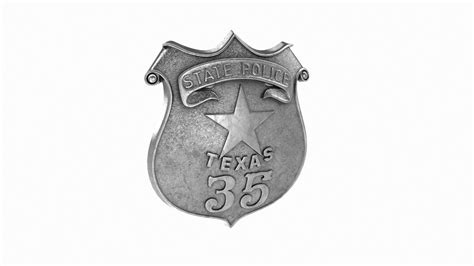 ArtStation - Old Texas Police badge | Resources