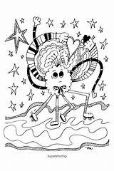 Adult Coloring Pages Illustration  Behance sketch template