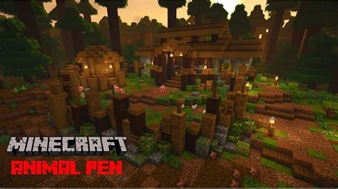 10+ Best Wooden Animal Pen Designs in Minecraft - TBM | TheBestMods