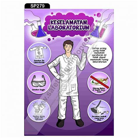 Safety Poster Chapter I » Keselamatan Laboratorium » SP279-Safety Poster Keselamatan ...