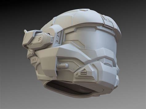 Halo Reach Spartan Helmet - Solo 3D Studio