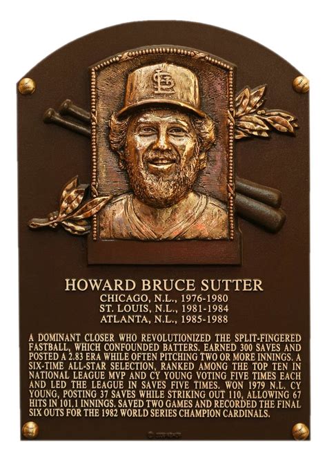 Bruce Sutter | Hall of fame, St louis cardinals baseball, Major league ...