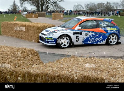 Ex Colin McRae Ford Focus Rally car at Race Retro 2023 Exhibition and ...