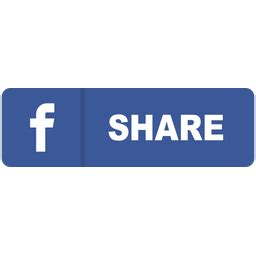 Facebook share button Logo Icon - Download in Flat Style