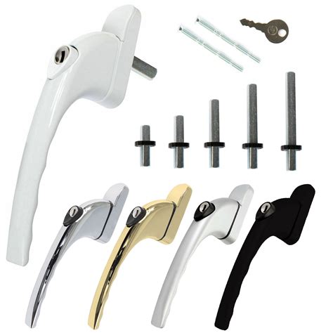 uPVC Universal Window Handle Inline Locking Mila Double Glazing Replacement | eBay