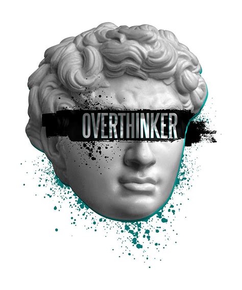 Overthinker Statue Digital Art by Me - Pixels