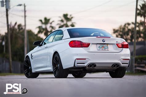 Alpine White BMW M4 Convertible Photoshoot