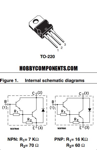 TIP122 NPN Darlington transistor (HCTRAN0006) - forum.hobbycomponents.com