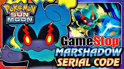 Pokémon Sun & Moon - FREE GameStop Marshadow Serial Code Mystery Gift Event & GIVEAWAY! (ENGLISH ...