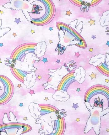 Girls Short Sleeve Unicorn Nightgown | The Children's Place - BOXING PINK NEON