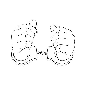 Handcuffs Sketch PNG, Vector, PSD, and Clipart With Transparent Background for Free Download ...