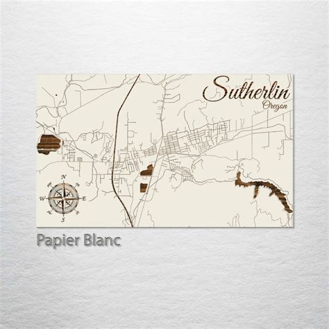 Sutherlin, Oregon Street Map – Fire & Pine