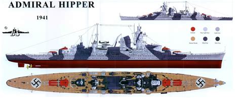 Admiral Hipper, the first of five ships of her class, was the lead ship of the Admiral Hipper ...