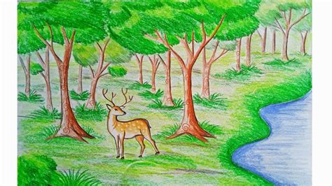 Related image | Forest drawing, Landscape drawings, Nature drawing