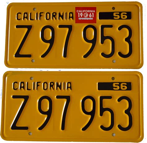 Collectibles & Art US: California 1960 california license plate ...