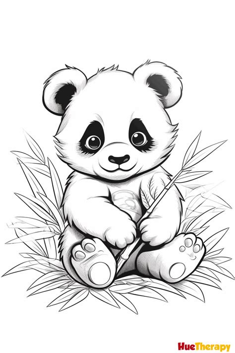 Panda coloring pages – Artofit