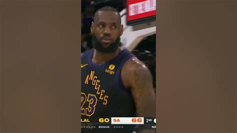 Lebron James stare on Victor Wembayana and Hit tough 3 - YouTube