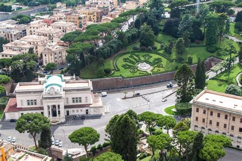 Aerial view of Vatican gardens Stock Photo by ©mathes 58462467