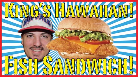 Arby's King's Hawaiian Fish Deluxe! - Food Review! - YouTube