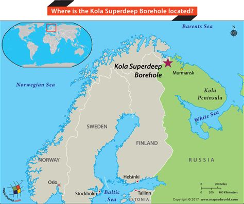 Where is the Kola Superdeep Borehole located? - Answers