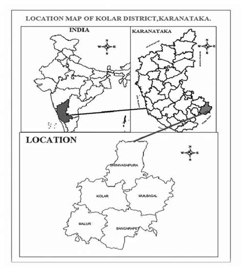 Location Map of Kolar District, Karnataka. | Download Scientific Diagram