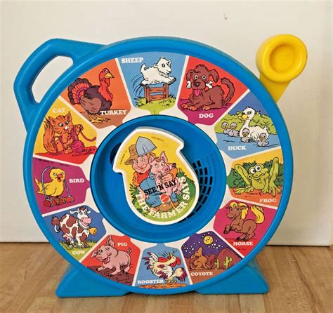 Vintage The Farmer Says See ’n Say Learning Toy Mattel 1989 #Mattel | Animal sounds, Learning ...