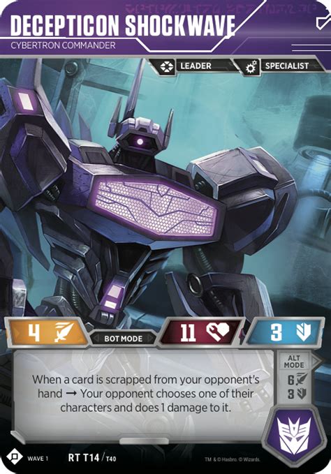 Transformers Trading Card Game Set Spoiler List and Details Game Card Design, Board Game Design ...