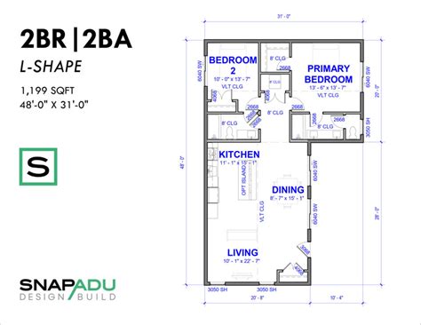 2 Bedroom ADU Floor Plans & Designs: Layouts & Exteriors