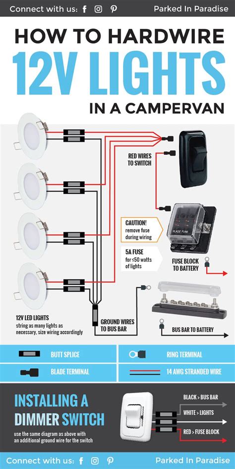 How To Wire 12 Volt LED Lights In Your Camper Van Conversion | Teardrop ...