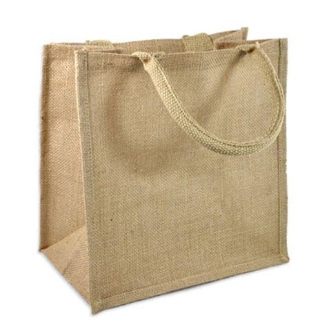 Large Wholesale Burlap Tote Bags with Full Gusset - TJ888 - Set of 12, Natural - Walmart.com ...