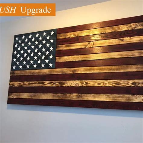 Wooden American Flag Wall Art - Etsy