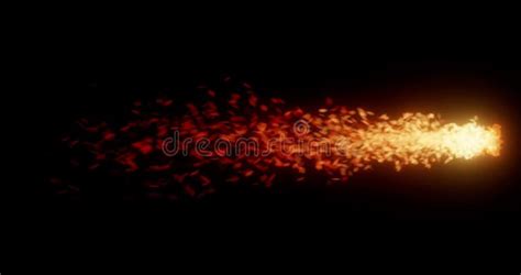 Isolated 3d Render of Fire Flames for Rocket Engine Exhaust Bursting ...