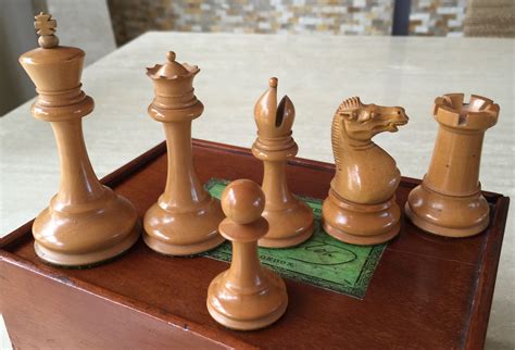 Jaques Anderssen Staunton Antique Chess Set