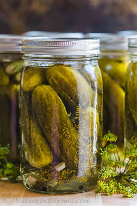 Our go-to Canned Dill Pickle Recipe with tips for making CRUNCHY dill pickles. We included an ...