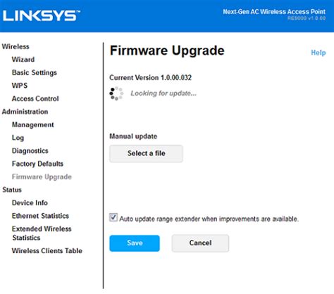 Sich ausruhen Lehrer Eingang how to update linksys router Wiederkehren ...