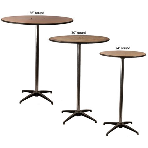 Cocktail Table - 30" Round - Celebrations! Party Rentals