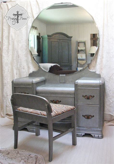 Vintage Art Deco Waterfall Dressing Table/Vanity by ProdigalPieces