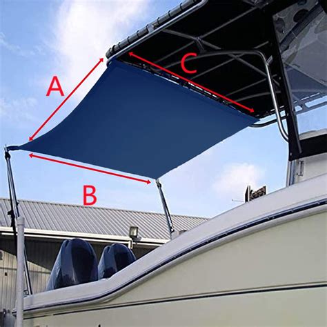 MAJOR BIMINI T-TOP Fishing Boat Tower Rack Centre Sun Shade, t-top ...