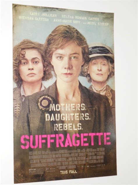 SUFFRAGETTE 11x17 PROMO MOVIE POSTER | eBay