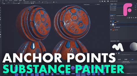 Using Normal Maps and Anchor Points in Substance Painter - YouTube