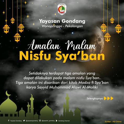 Amalan Malam Nisfu Sya’ban – Yayasan Gondang